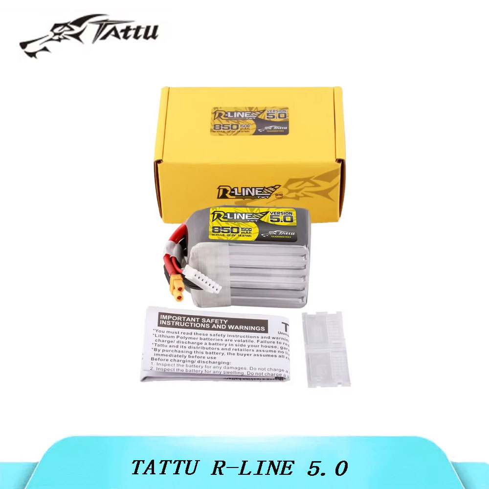 TATTU R-LINE 5.0 3S 4S 6S Lipo - đánh giá và giá Drone Battery 3S