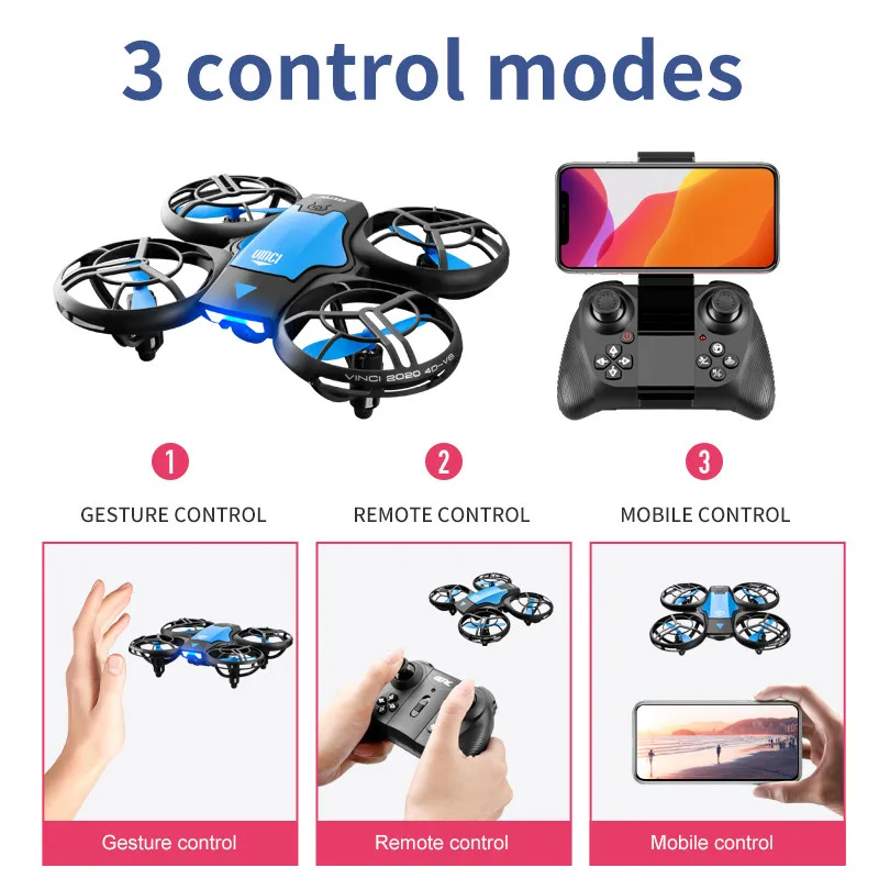 V8 New Mini Drone 4K Professio - đánh giá và giá Drone Battery Case