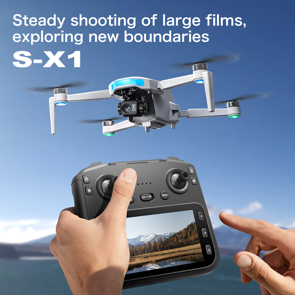Original S-X1 GPS Drone 8KHD p - đánh giá và giá Jjrc Drone X12