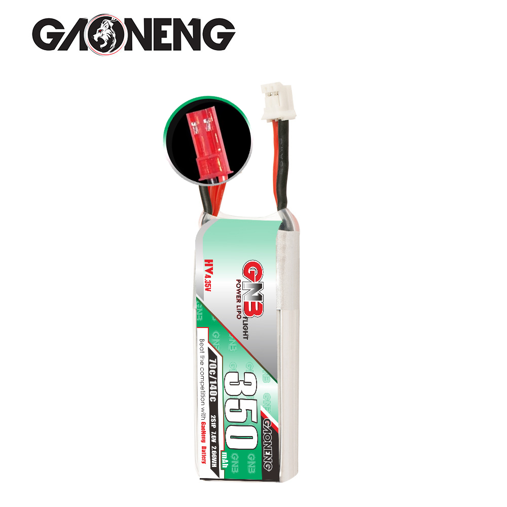 GAONENG GNB 2S 7.6V 350mAh 70C - đánh giá và giá Drone Battery Lipo